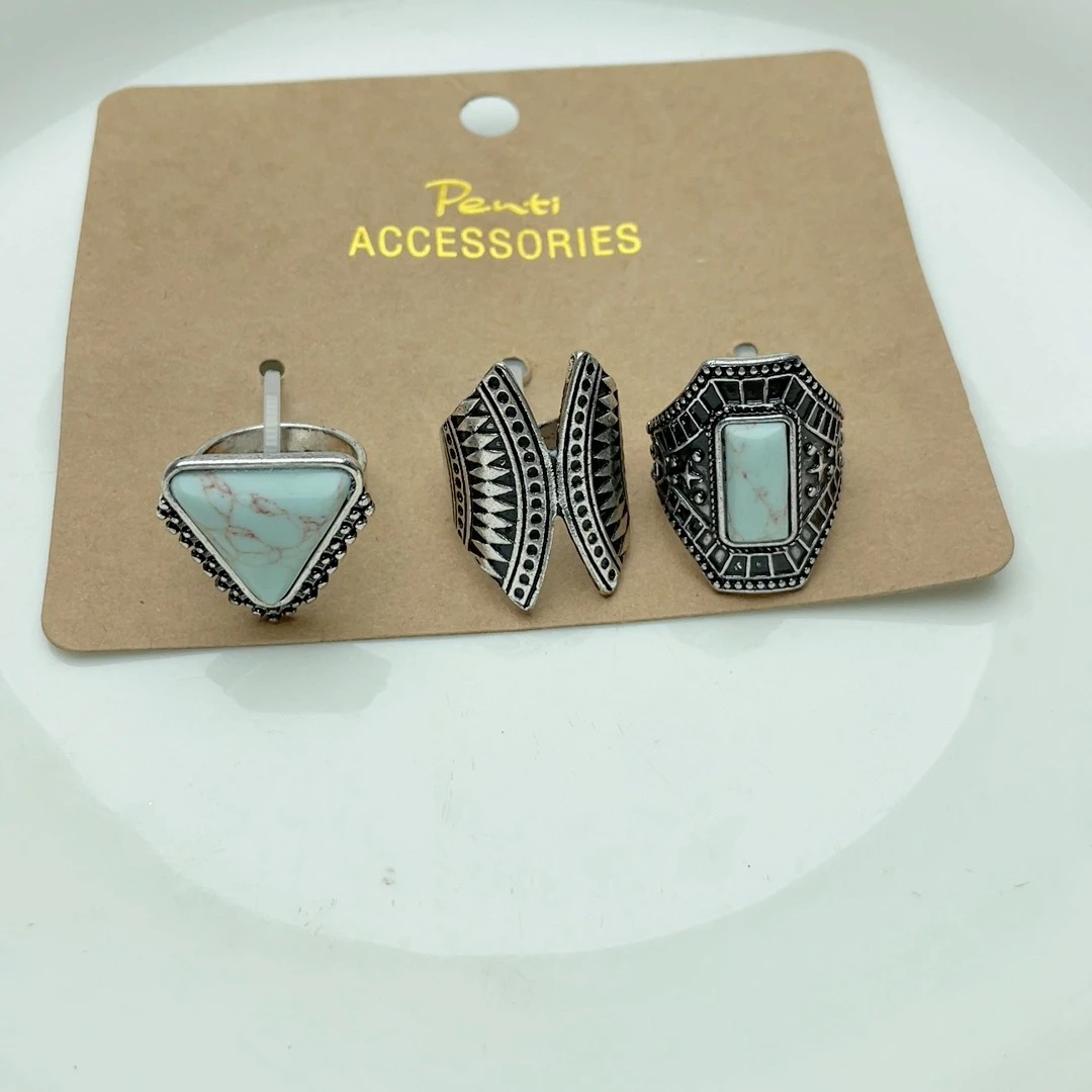 

Retro Animal Brand Ring Sli Versatile Decorative Ring for Women Trendy Oversized Faion Jewelry Alloy Enaved Bear Pig