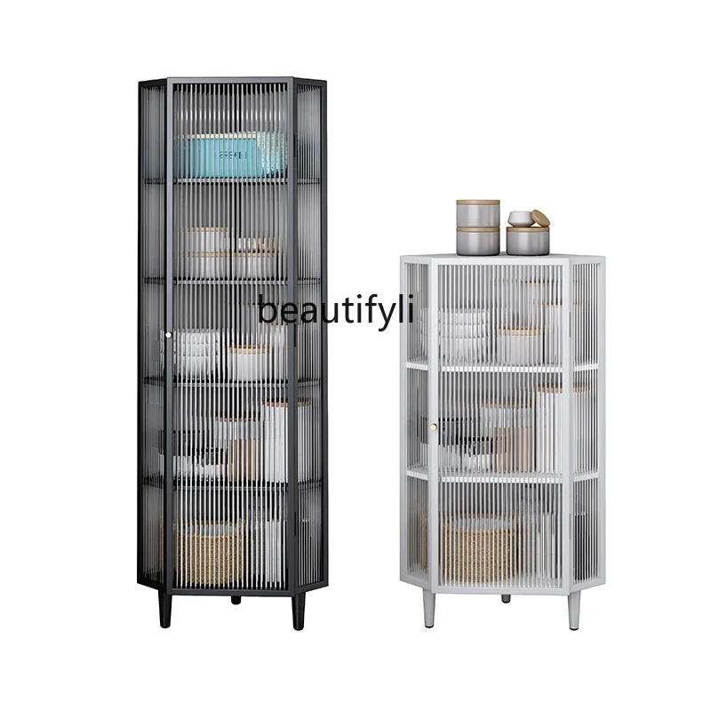 

xz1xz1 Corner Shelf Corner Cabinet Living Room Corner Bookcase Triangle Locker Nordic Sideboard Wine Cabinet