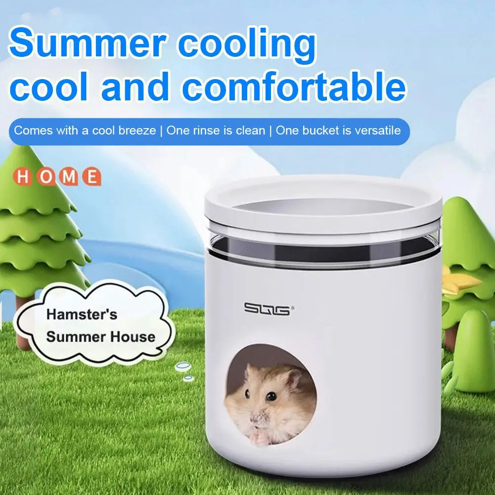 House Spring And Summer Air Conditioning Golden Bear Summer Cooling Summer Sleeping Igloo Nest Heat Hamster U3S5