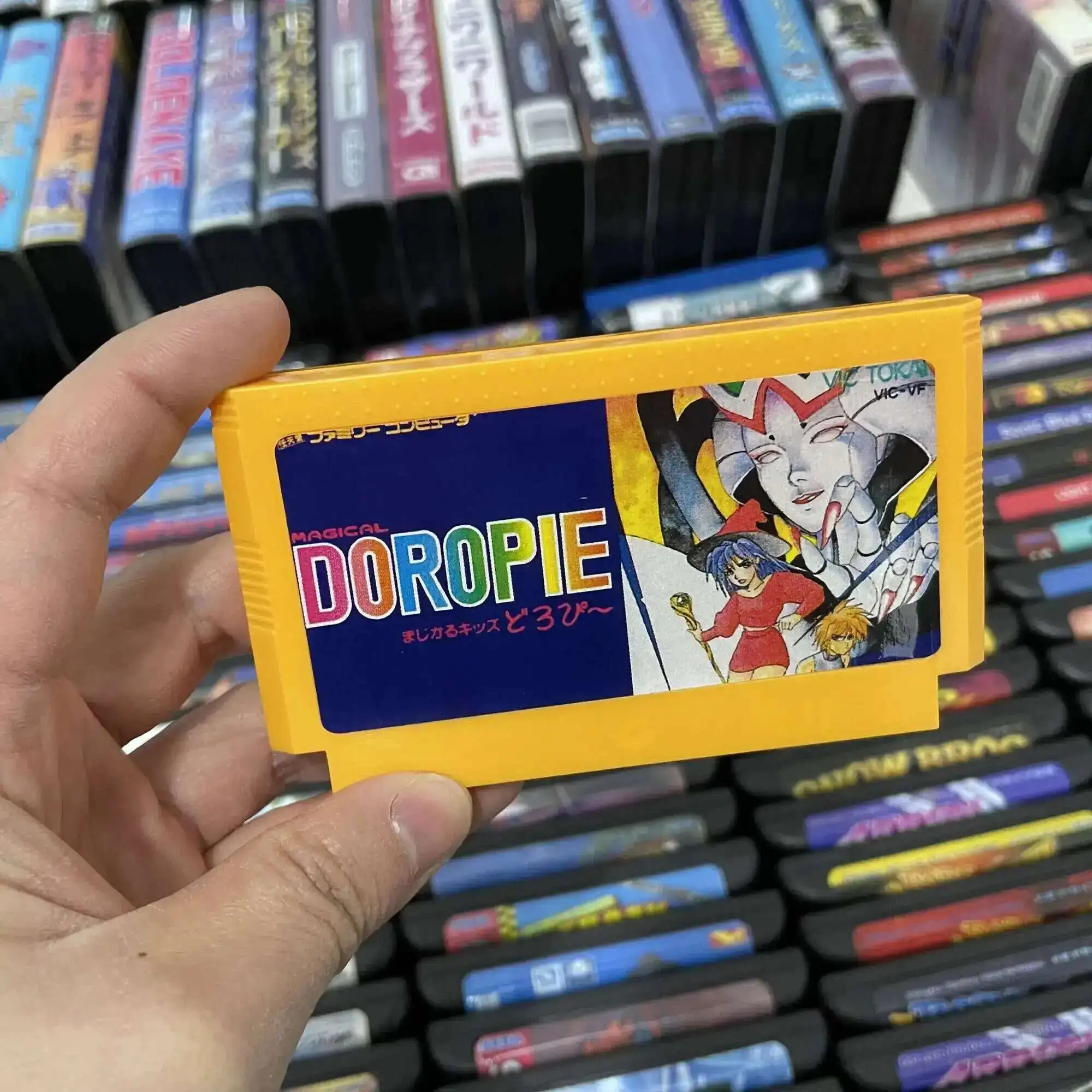Magical Doropie English/Japanese Version 60 Pin Game Card Free Region For 8 Bit Video Game Player