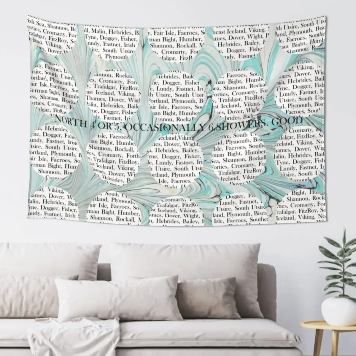 

The Shipping Forecast Tapestry Room Decorating Aesthetic Room Decor For Girls Home Decorating Tapestry