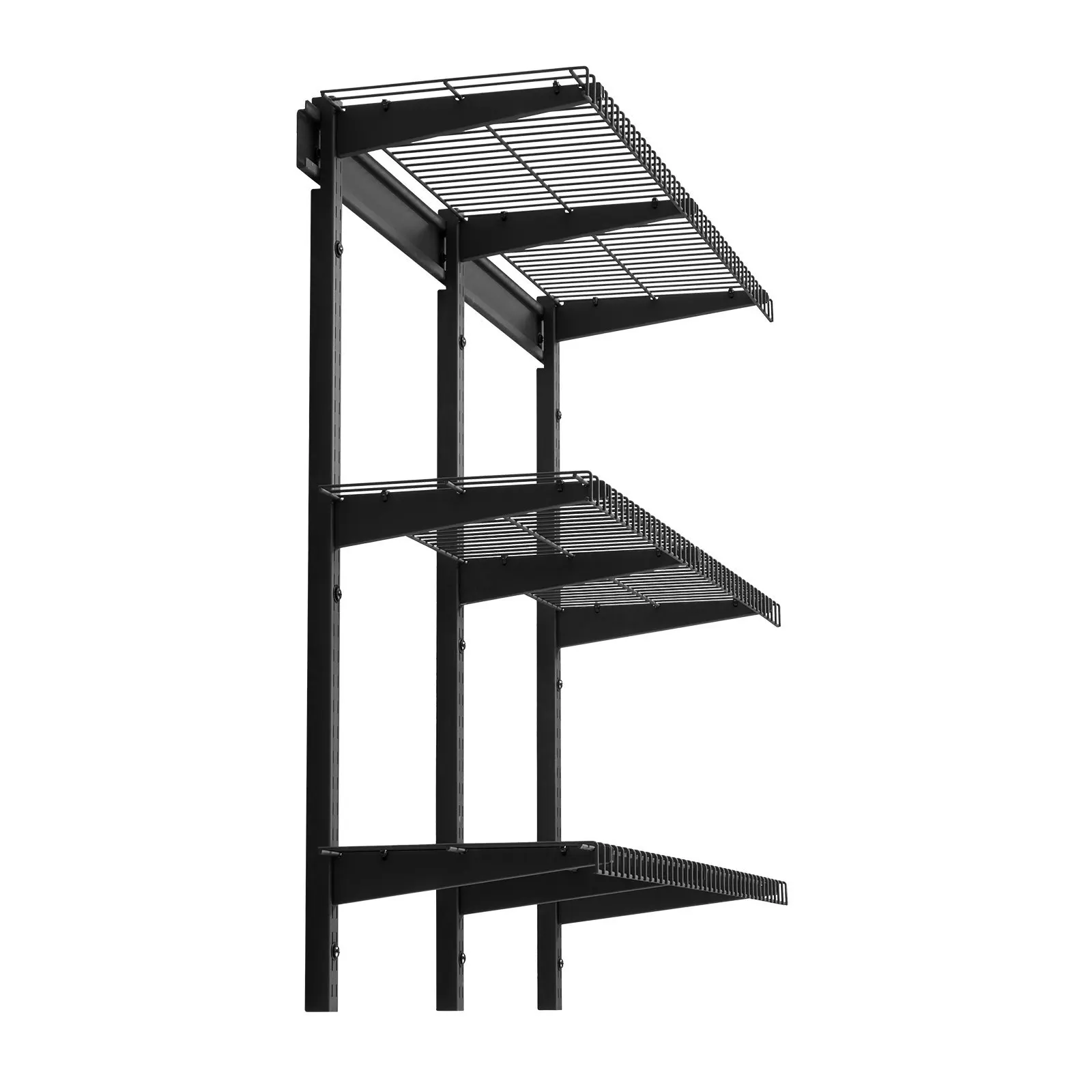 

3-Tier Heavy Duty Wall Garage Shelving, 0.9 x 3 ft Steel Wall Mounted Shelving Unit, 11 x 36 Inch Per Shelf Floating Storage