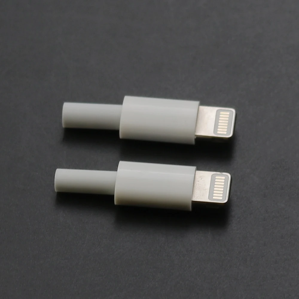 5 jeux de prise mâle USB pour iPhone avec connecteur de carte à puce, pièces d\'adaptateur de câble de données bricolage, interface de ligne OTG,