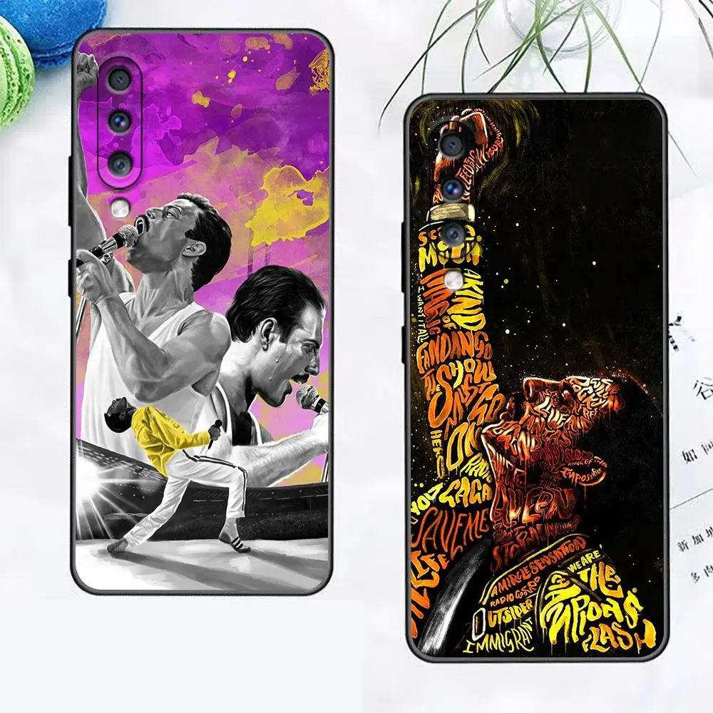 Queen Freddie Mercury Case For Samsung Galaxy Note 20 10 Ultra Plus 9 8 M54 M53 M51 M33 M32 M30 M30S M23 M20 M14 J8 J7 J6 Cover