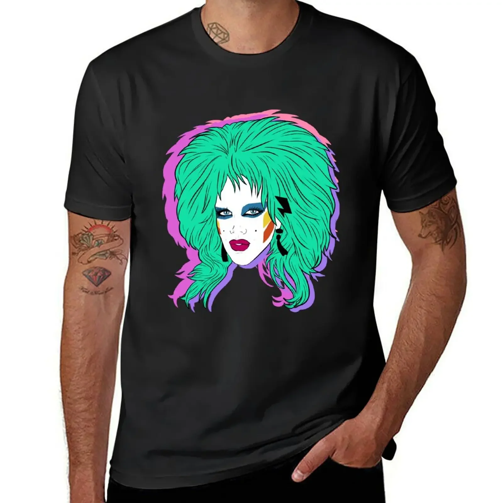 80 Fierce Drag Queen Lill T-Shirt Blouse anime t shirts mens graphic t-shirts funny