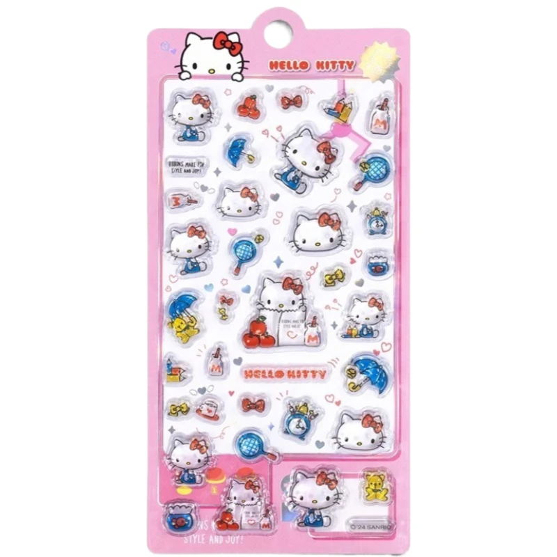 ميلودي كورومي ثلاثية الأبعاد الإغاثة تنقش ملصقات متعة Diy بها بنفسك ديكور جراب هاتف دفتر زجاجة ماء ملصق مقاوم للماء دائم ملصق هدية