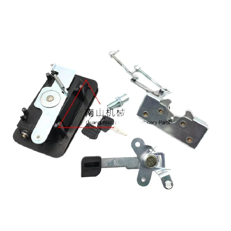 For Huali Heavy Industryhl65-7door Lock Of Cab Assembly External Car Door Handles Inner Handle Lock Block Lock Cylinder Excavato