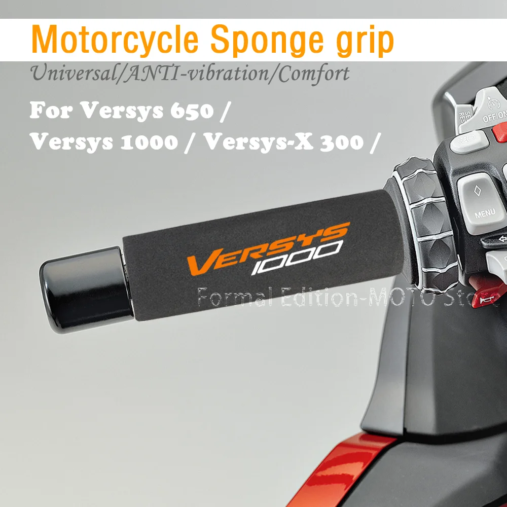 Handlebar Grips Anti Vibration Motorcycle Grip for Versys1000 Versys 650 Versys X-300 Vulcan S 650 Non-slip Accessories