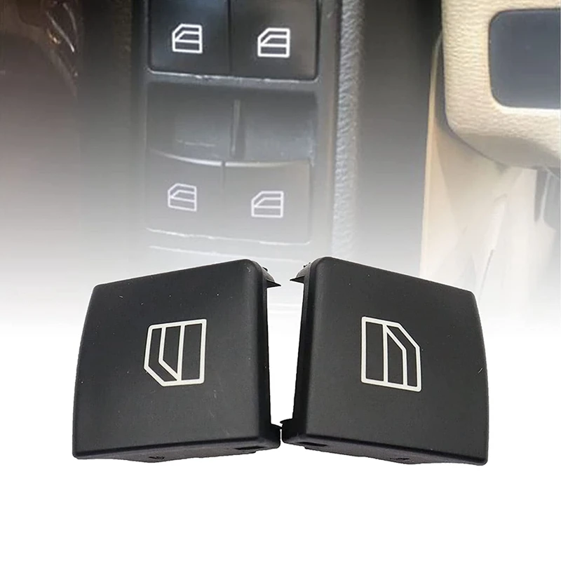 4X Master Window Switch Button Cover Cap For Mercedes-Benz C-Class W204 S204 W212 W246 W166 W463 E-Class E200 E220 E250