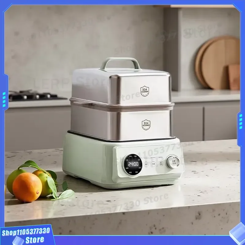 15L Electric Steamer 3 Tier Stainless Steel Large Capacity Fast Cooking Pot for Home Kitchen 110V Taiwan Export Quality Hot