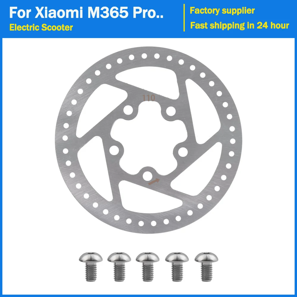 110mm 120mm  Alloy Steel Brake Pad For Xiaomi M365 1S Pro Electric Scooter Hole Disc 5 Holes Disc Brake Accessories