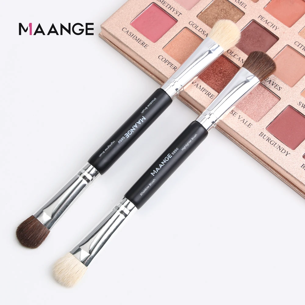 Multifunctional Brush Double Head Concealer Blending Brush Professional Nose shadow Cleansing brush