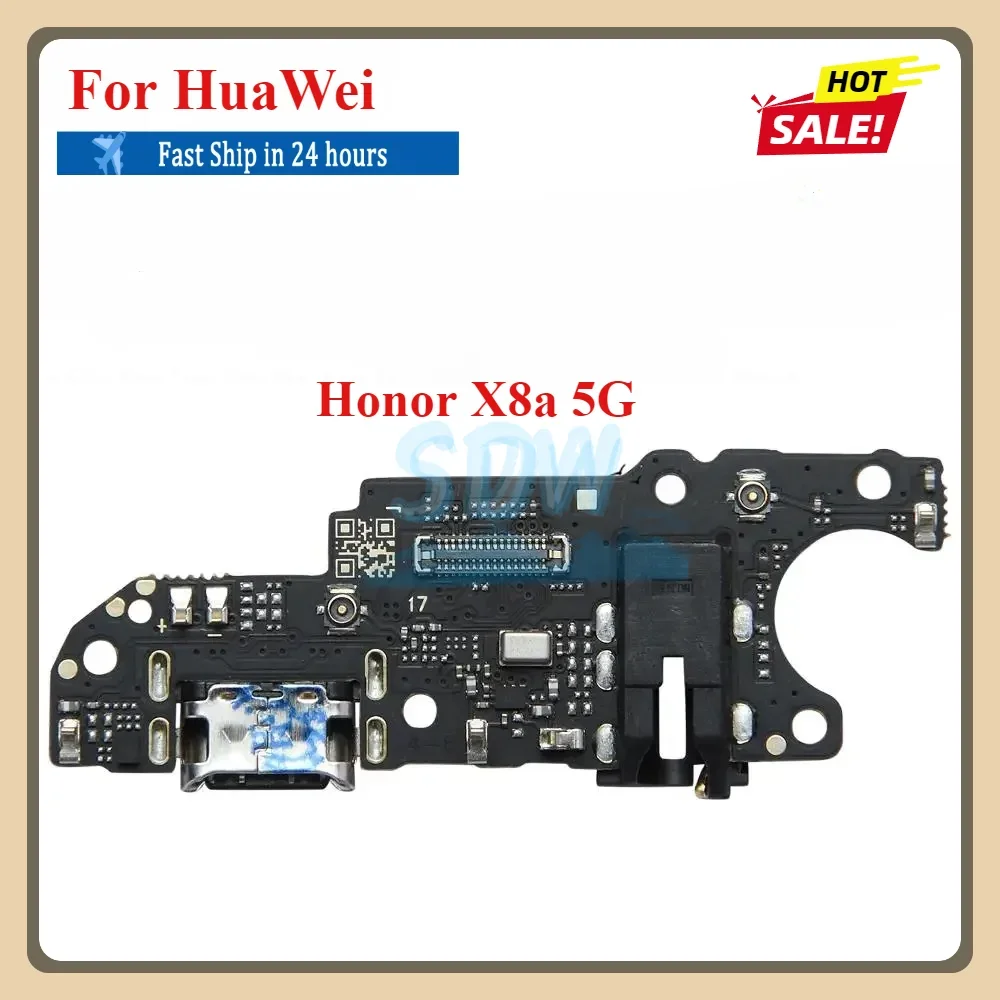 1Pcs USB Charging Port Dock Plug Connector Charger Board For HuaWei Honor X6 X6s X7 X8 4g/X85G/X8A 5G X9