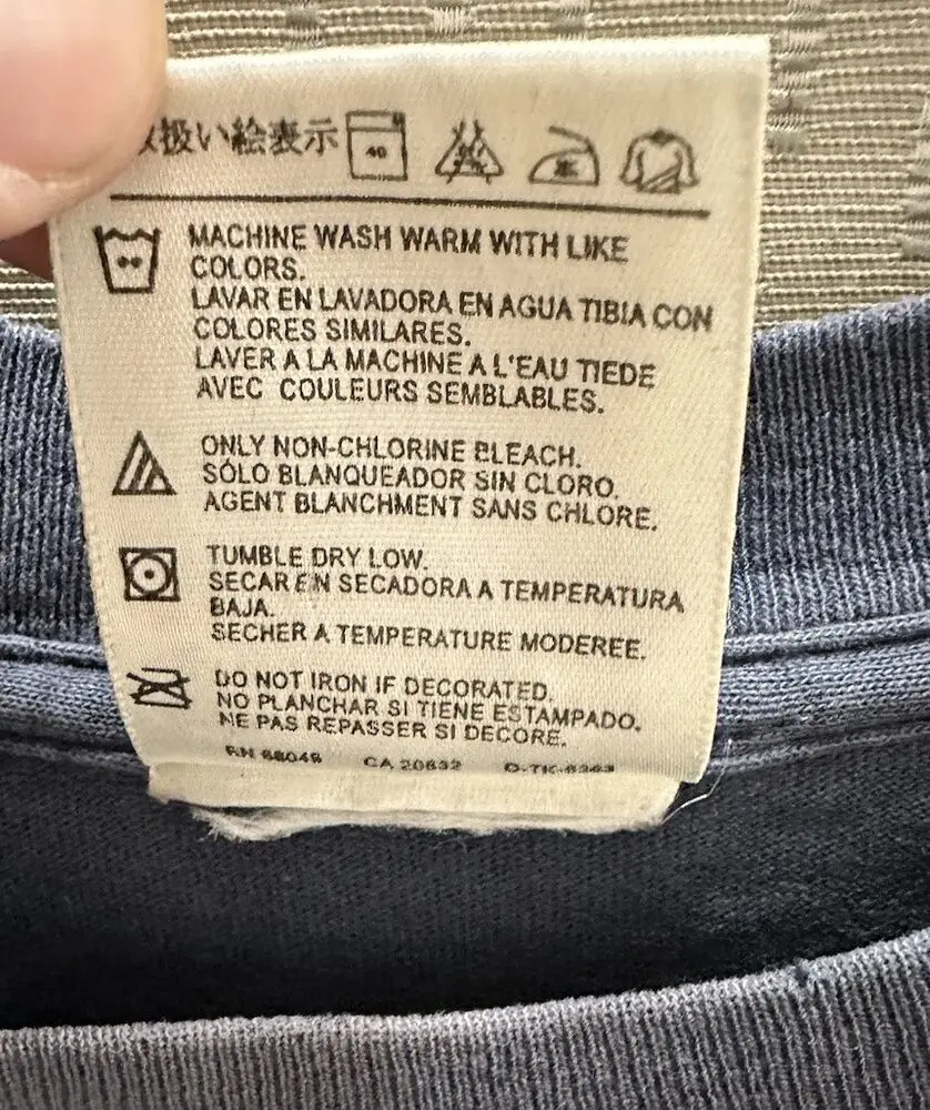 VTG PLASTIK ANIME 90S SHIRT MEN'S XL DOUBLE SIDED Tultex Blue Short Sleeve