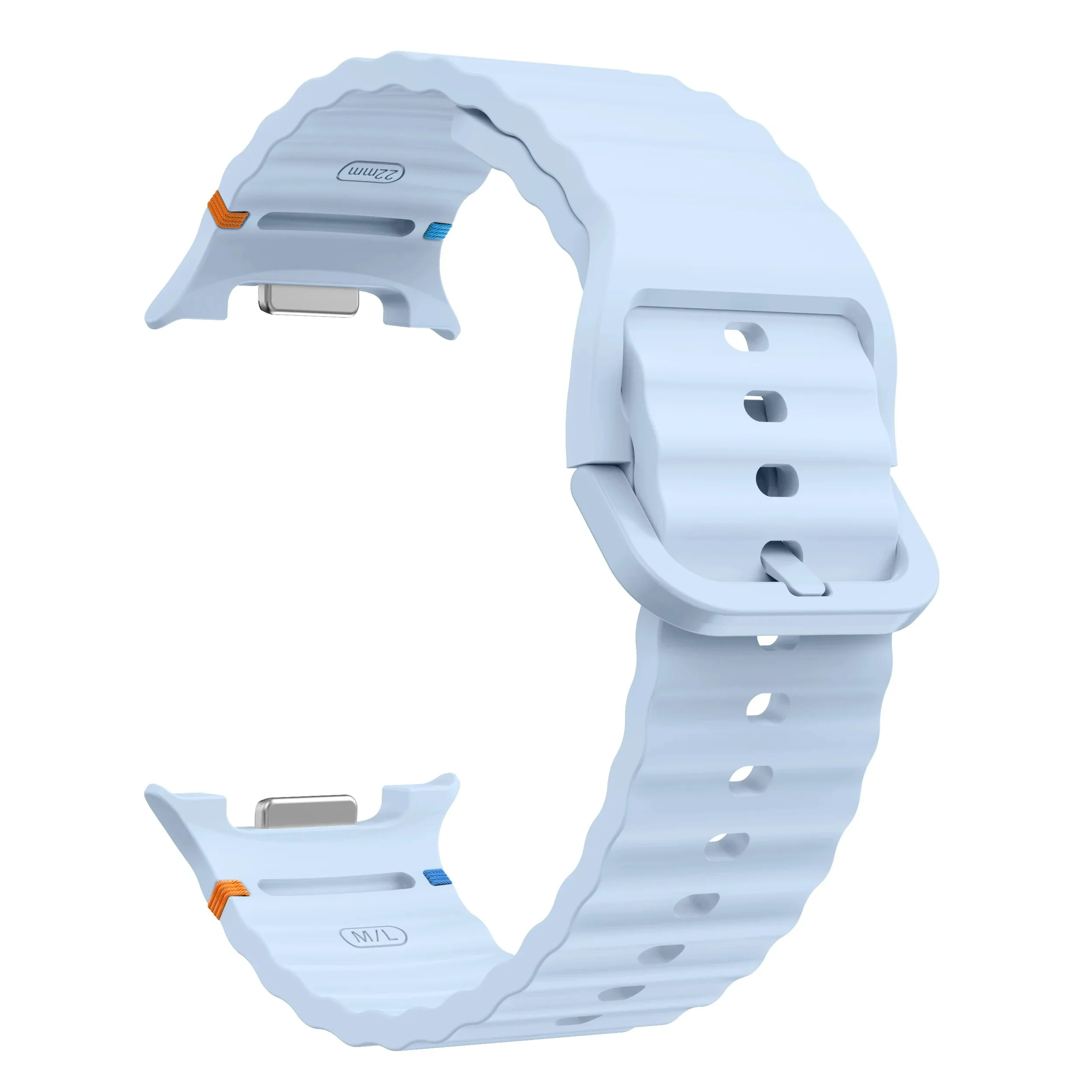 Cinturino in morbido silicone per Samsung Galaxy Watch 8 44mm 40mm Classic 46mm Cinturino originale ufficiale Correa per Galaxy Watch 8 Band