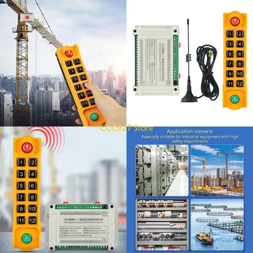 

Подъемник B03F с беспроводным пультом дистанционного управления, двойной передатчик, промышленный подъем канала