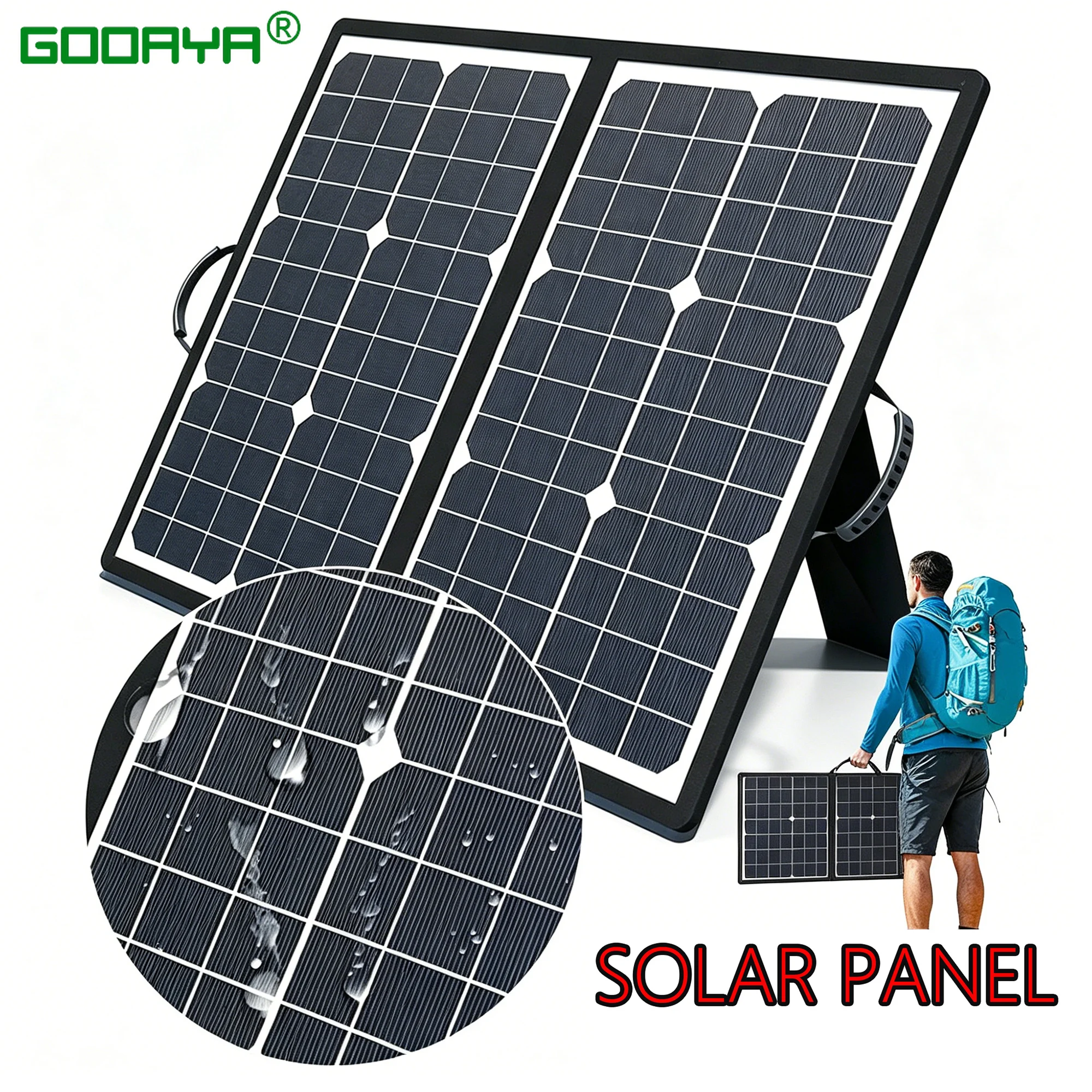 

800W Foldable Solar Panel Kit Complete Portable Solar Power Station 18V Generator Charger for Car Boat Caravan Camping Outdoor