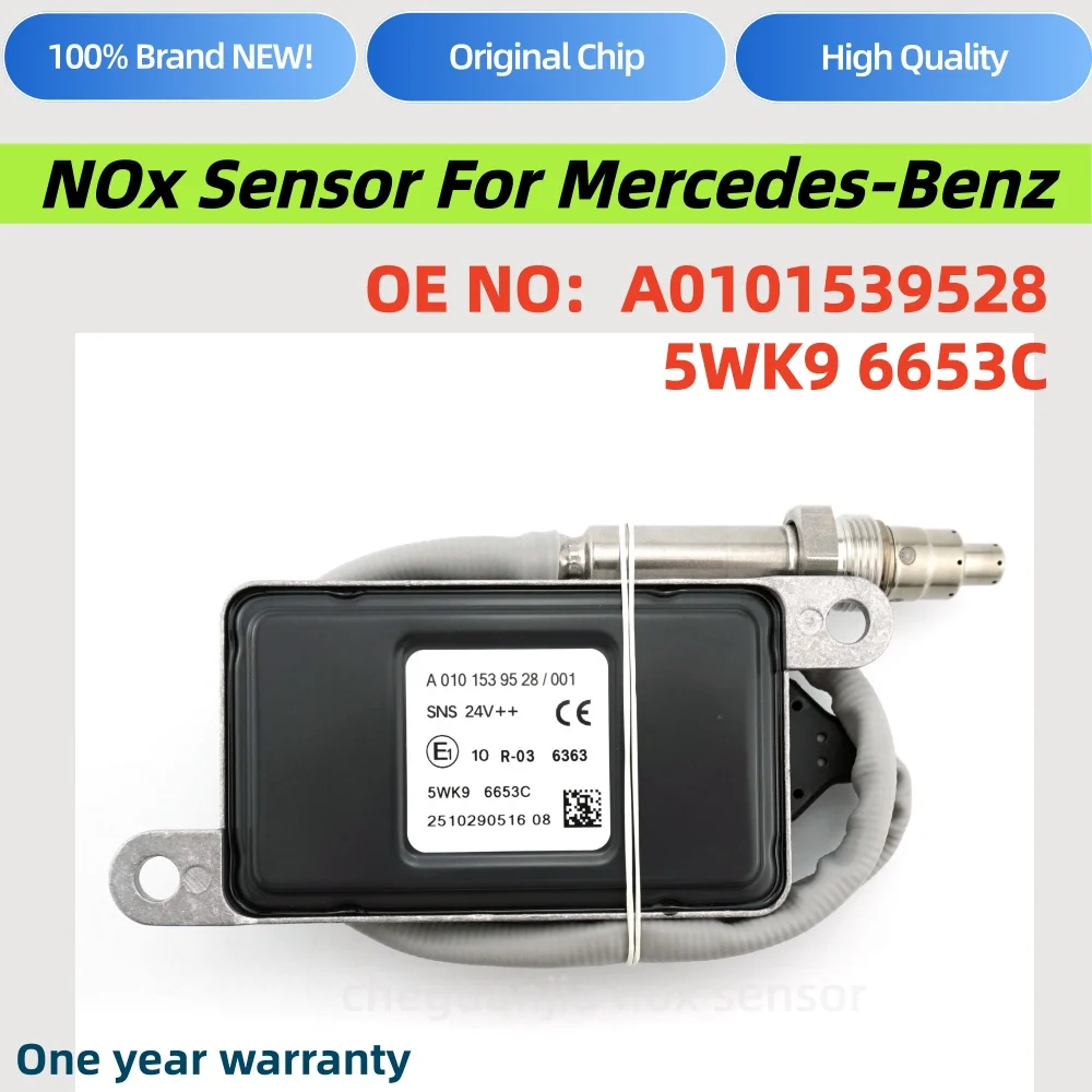 A0091530028 A0101539528 5WK96653C 5WK9 6653C High Quality Nox Sensor For Mercedes-Benz Actros Atego LKW EURO 4 5 6 24V