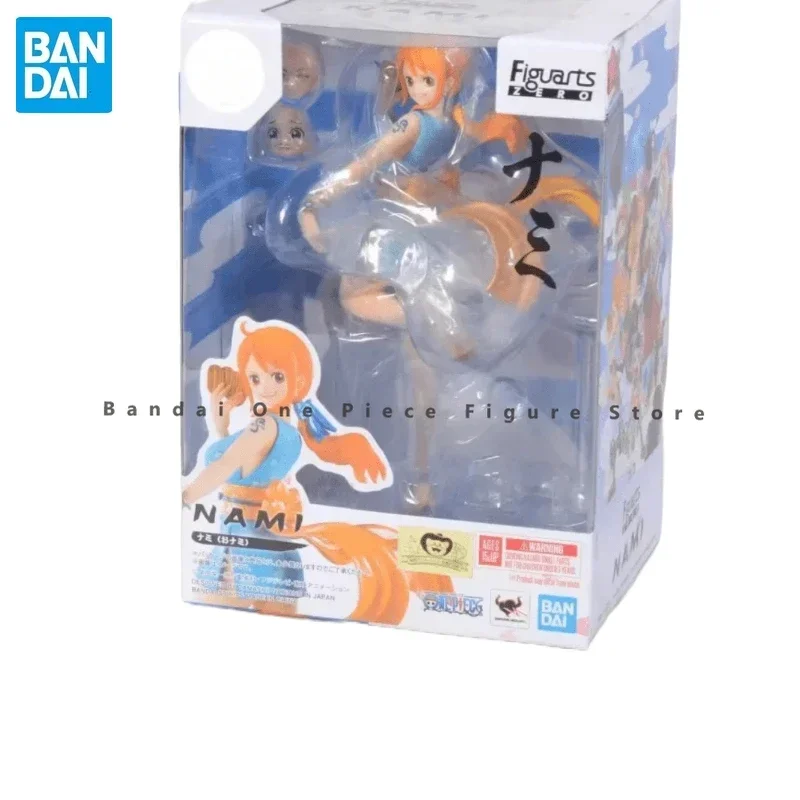 W magazynie Bandai oryginalne Figuarts ZERO jednoczęściowy Ornament figurka na prezent Nami figurki anime Model dekoracyjny