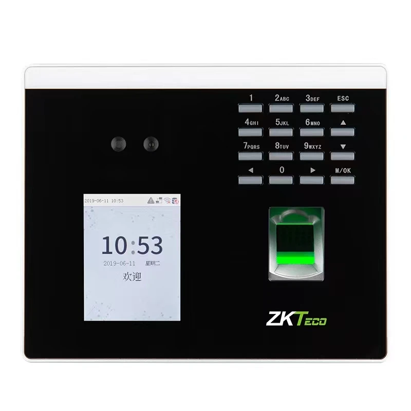 

July005 TCP/IP Biometric Fingerprint Facial Recognition Employee Time Attendance Machine Acess Control System