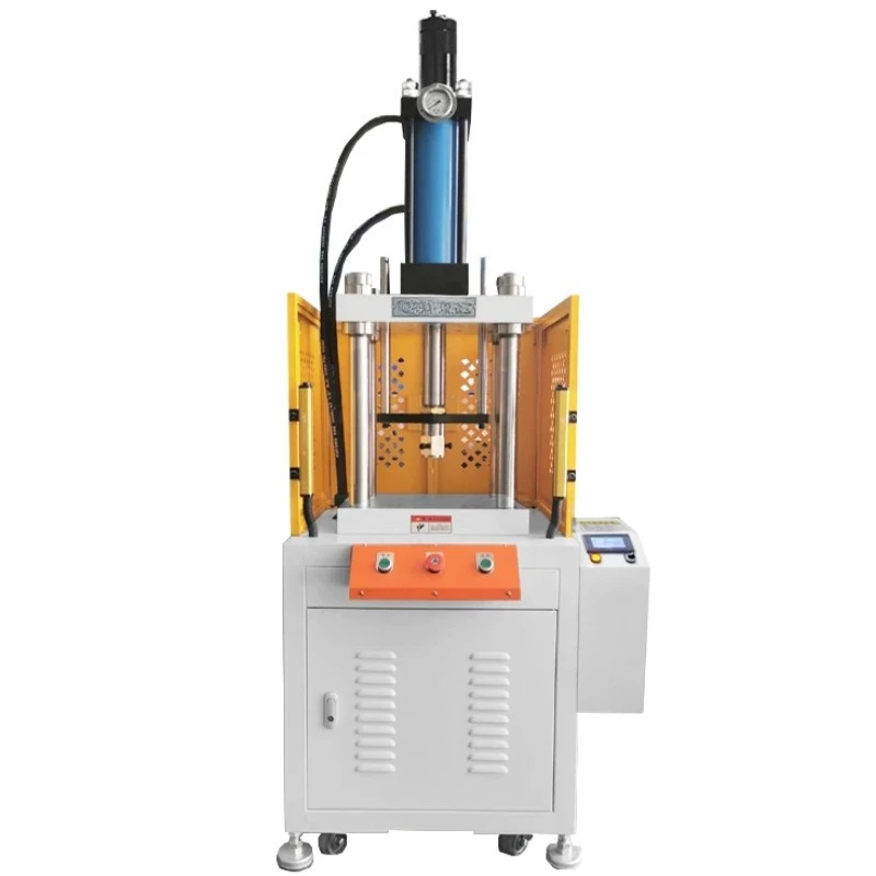 Hydraulic custom four-column wire rope pressing sleeve locking machine 20 tons four-column two-plate hydraulic press production