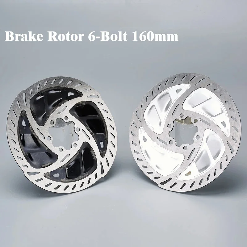 

Ротор дискового тормоза MTB, совместимый с ротором SRAM-6 болтов для горных и шоссейных велосипедов, 140/160 мм, конструкция рассеивания тепла