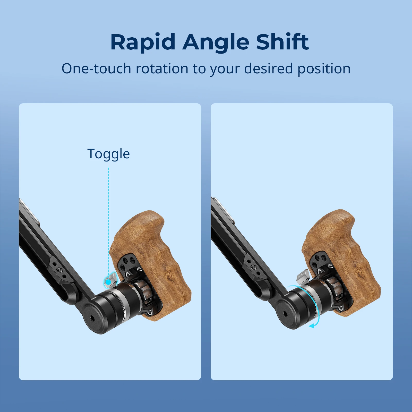 Obrotowy adapter rozety SmallRig w stylu ARRI do standardowych akcesoriów rozety ARRI umożliwia obracanie jednym dotknięciem -5134 — zdjęcie produktu 2