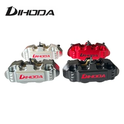 Motorcycle CNC 4 piston brake caliper modification electric motorcycle 82mm radial mounting For honda Yamaha Kawasak Suzuki