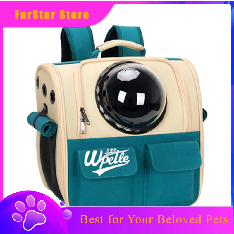FurstarHigh Quality Foldable Astronaut Transport Travel Carrying Capsule Tote Shoulder Handbag Cat Dog Backpack Pet Carrier Bag