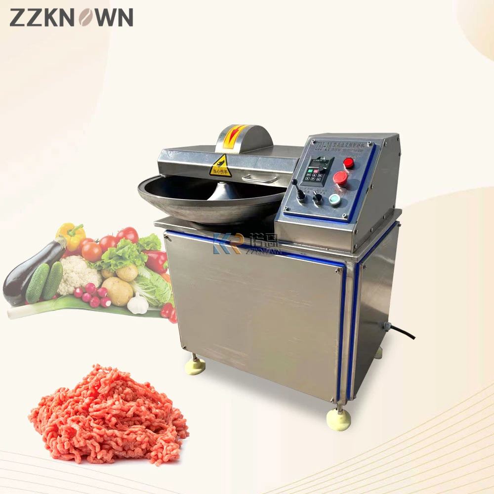ماكينة تقطيع اللحوم من الفولاذ المقاوم للصدأ الصناعية، قطاعة الطعام، قطع وعاء لحم الدجاج، خلاط مطحنة