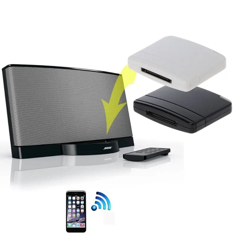 A2DP Bluetooth-compatibile musica 30 Pin ricevitore adattatore altoparlante Dock per, per iPod, per iPod per Touch