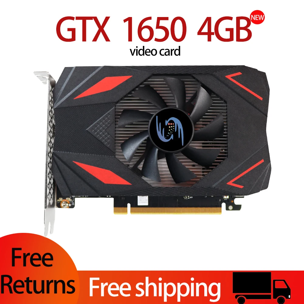 Видеокарта GTX 1650, 4 Гб DDR6, бит, 12 нм, бит