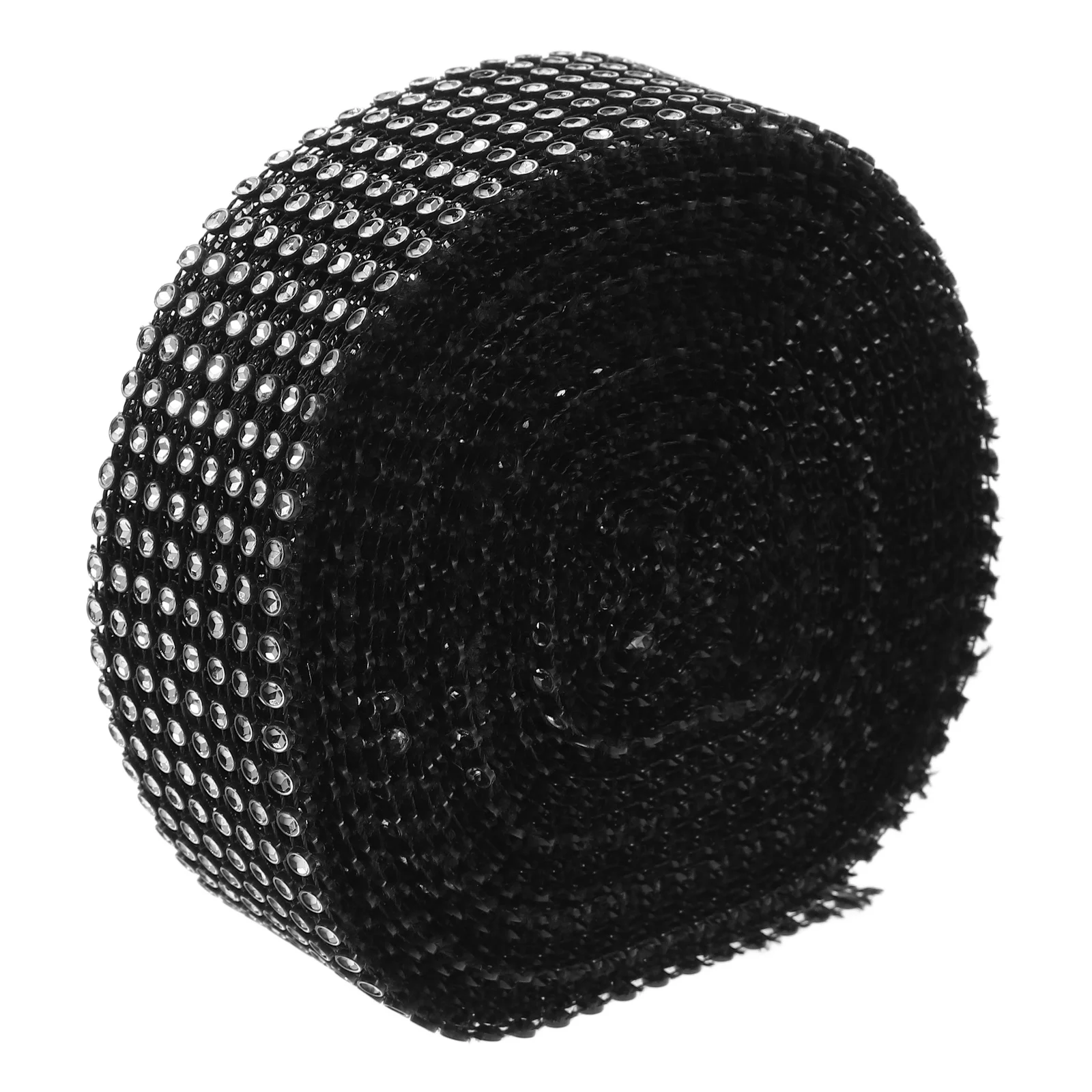 

1 Roll Self Adhesive Rhinestone Ribbon Shiny Diy Craft Trim For Wedding Shower Multi-Function Wear-Resistant Bling