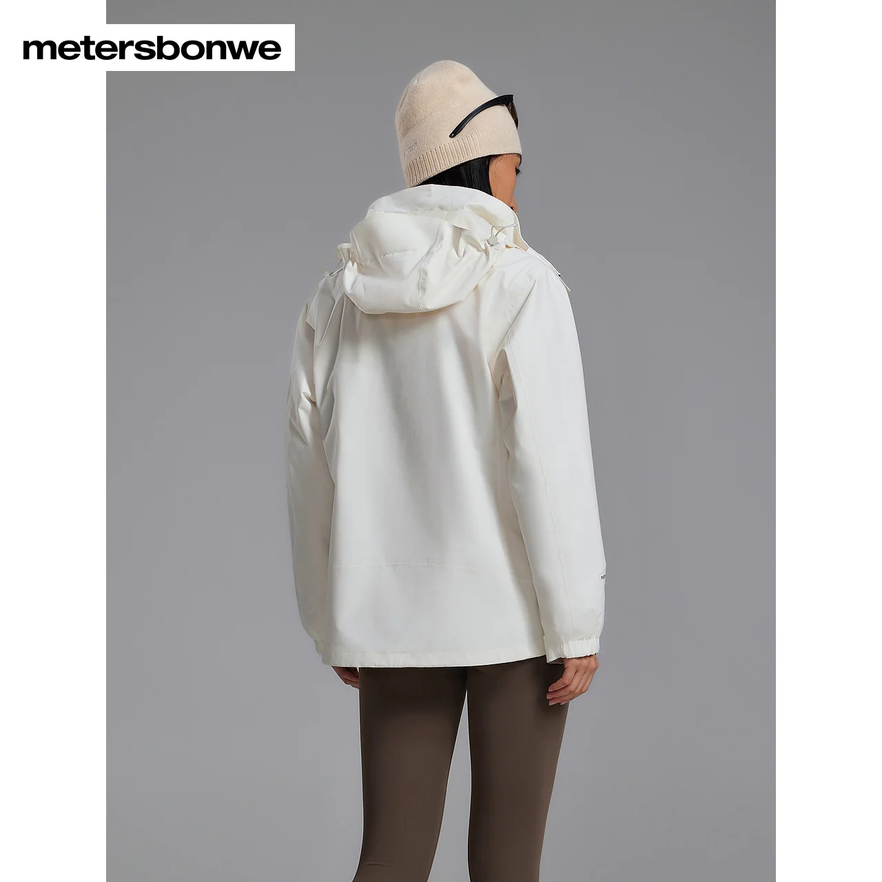 Metersbonwe-Women's Waterproof New 3-in-1 Outdoor Jacket  Fleece Jacket Liner Windproof Oilproof Warm  Commuter Autumn Winter