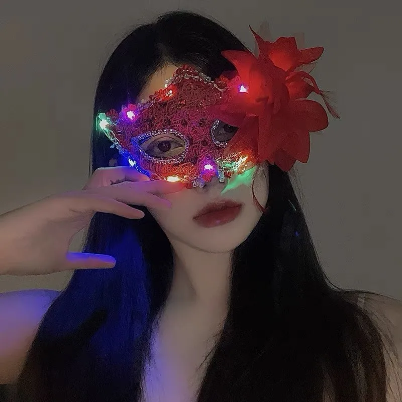 

Маска для лица «Божественная девушка-лиса», в старинном китайском стиле, расписная, для маскарада, вечеринки, бара, полумаска для костюма