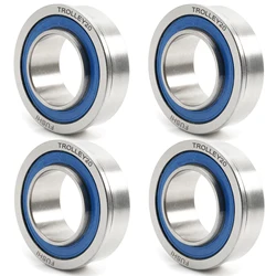 F6003 Wheelbarrow Bearing 20x35x11mm ( 4 PCS ) Push truck Garden Trolley 20 Garden Cart Wheel Flange Ball Bearings