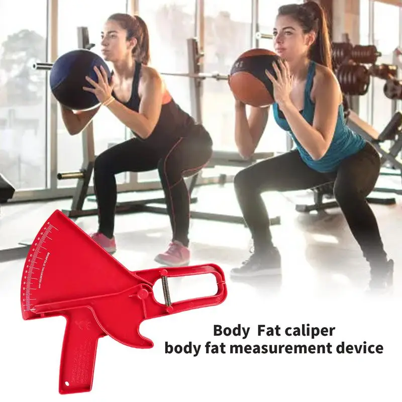 Body Fitness Measure Tool 0-88mm Lightstuff Fat Caliper Skinfold Caliper Handheld Double Spring Fat Tape Professional Portable