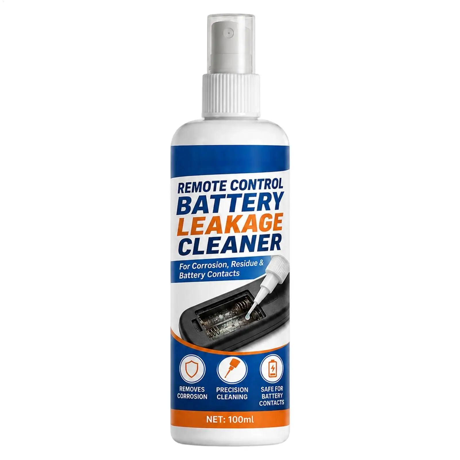 Battery Cleaner Portable Precision Cleaning Rust Removal Liquid 100ml Electronic Contact Cleaner Spray for Flashlight Remote - view 2
