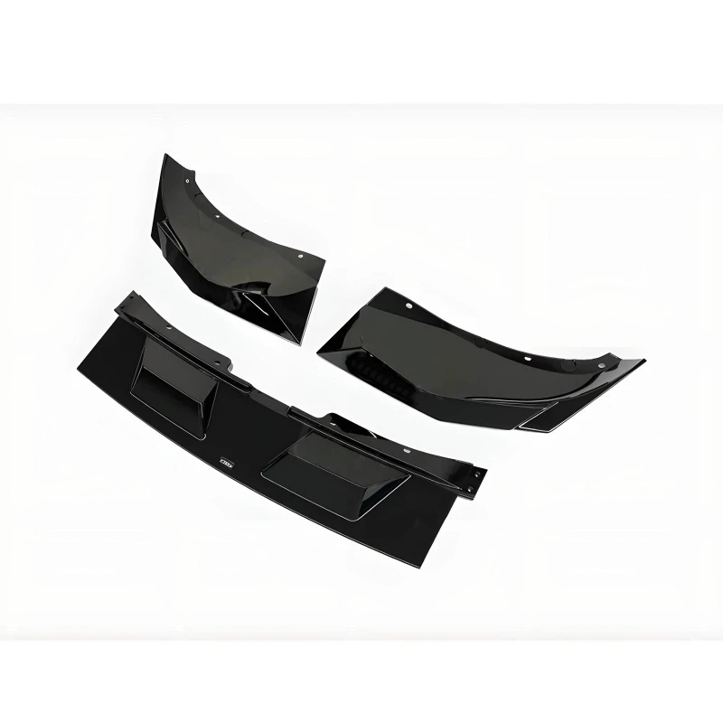 GT نمط الخامس نمط لسيارات BMW X5 G05 M50i M Sport 2019 ~ 2023 لمعان أسود سيارة الجبهة حافة مصد السيارة المفسد الفاصل الحرس غطاء منحرف #2