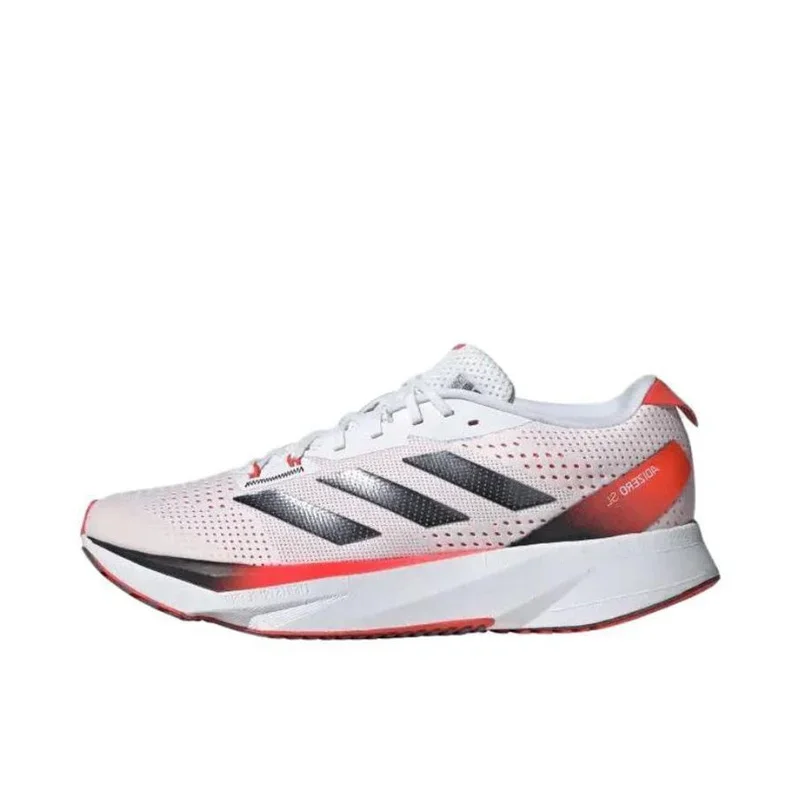 Adidas Adizero SL White Orange Comfort Trend Non-slip Wear-resistant Lightweight Breathable Low-top Casual Running Shoes Unisex