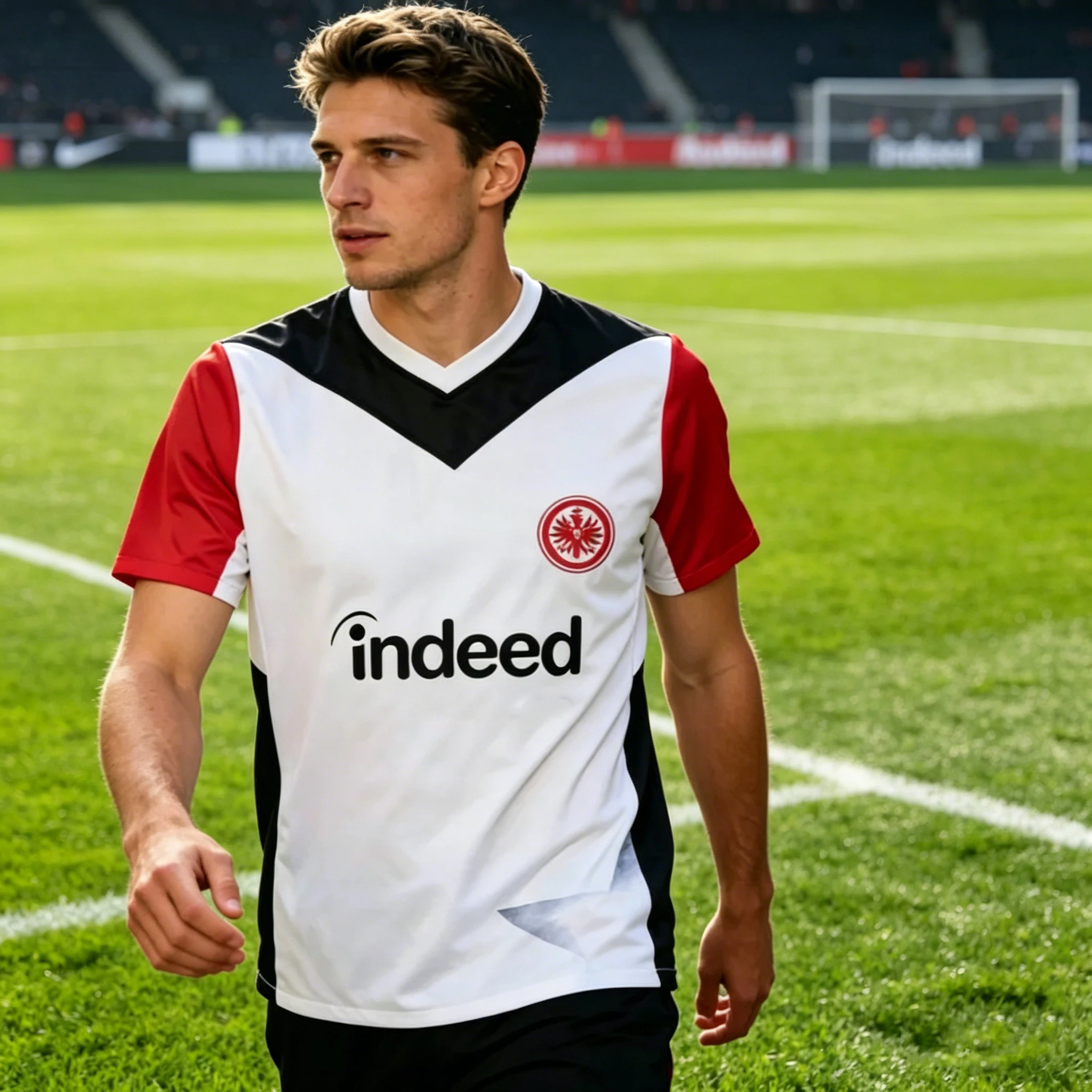 

Футболка Eintracht 2026 для мужчин/женщин, спортивная, быстросохнущая, дышащая, новая, молодежная, уличная мода, повседневный топ