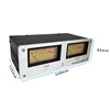 VU meter très sensibleSpectromètre musicalCarré grand VU MeterLED rétro-éclairage chaudDual-mode OscillationAmplitude réglable 6