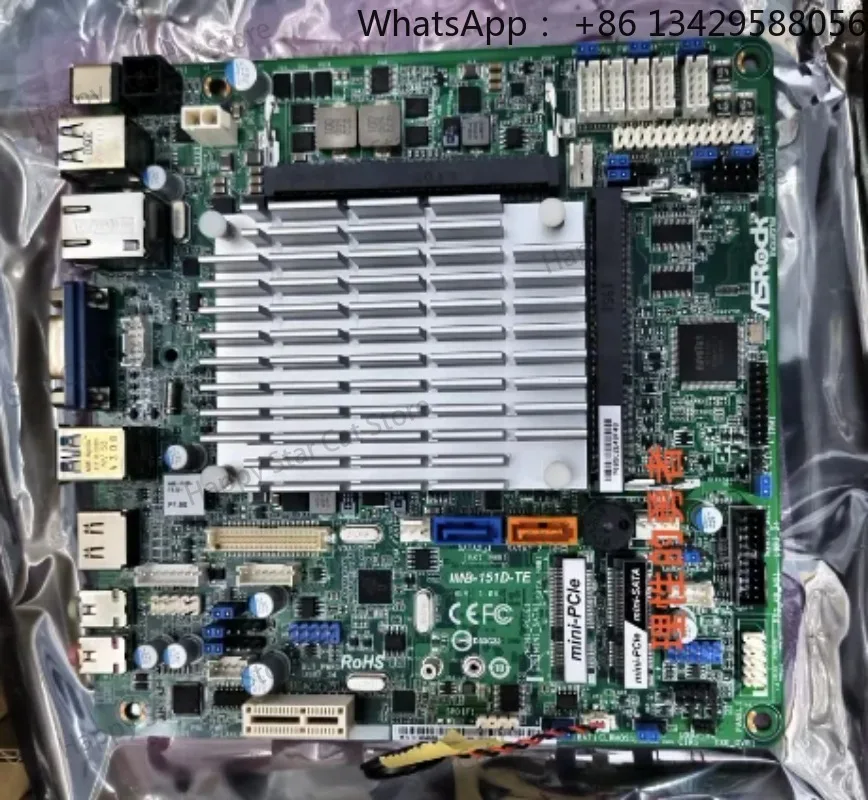 IMB-151D-TE/D1 Mini-ITX Motherboard onboard J1900 CPU IPC SBC Embedded Ultra-thin Mainboard IMB-151 with 5COM LAN DDR3 6USB LVDS