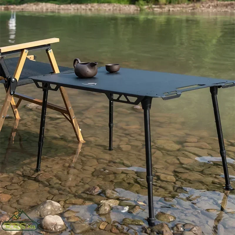 New Liftable Folding Table Camping Tactical Table Outdoor Aluminum Alloy Table Height Adjustable Portable Picnic Fishing