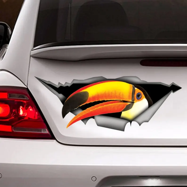 Toco Toucan car decal , bird decal, Toco Toucan magnet, bird sticker, Toco Toucan sticker