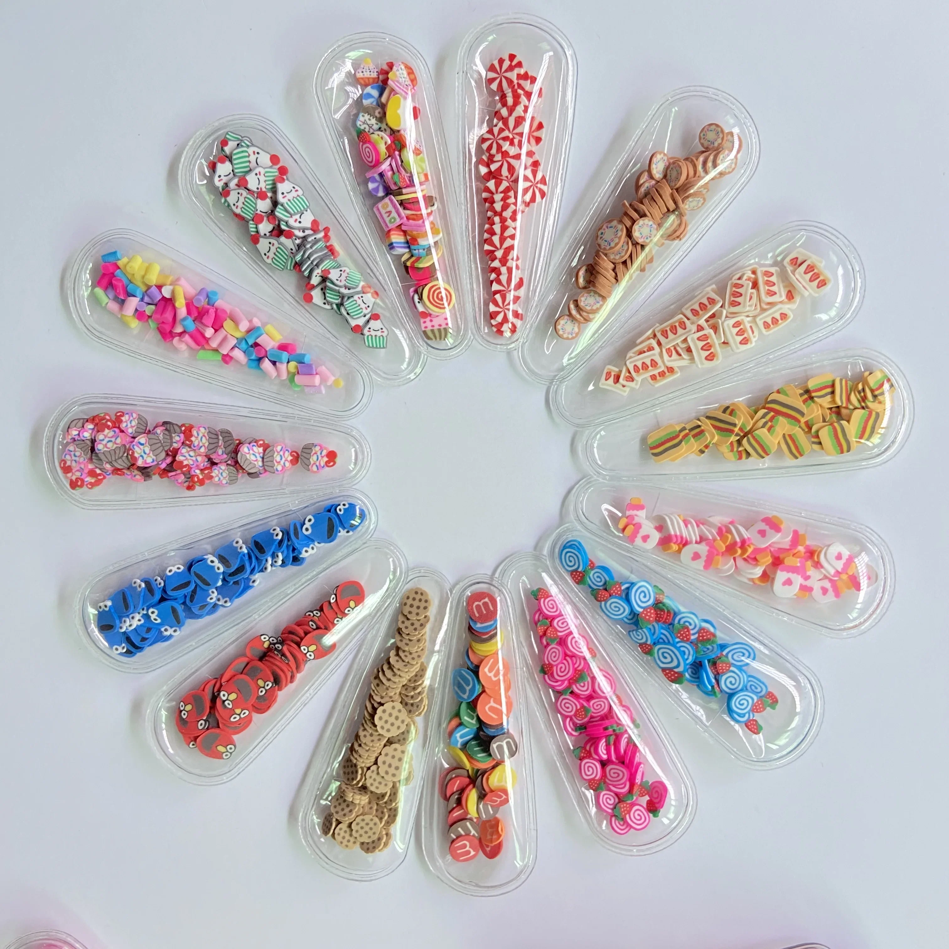 12Pcs NEW Cakes Desserts Candies BB Clips Set Patches Flowing Polymer Clay BB Clip Appliques Baby Girls Gift Hairclips Patches