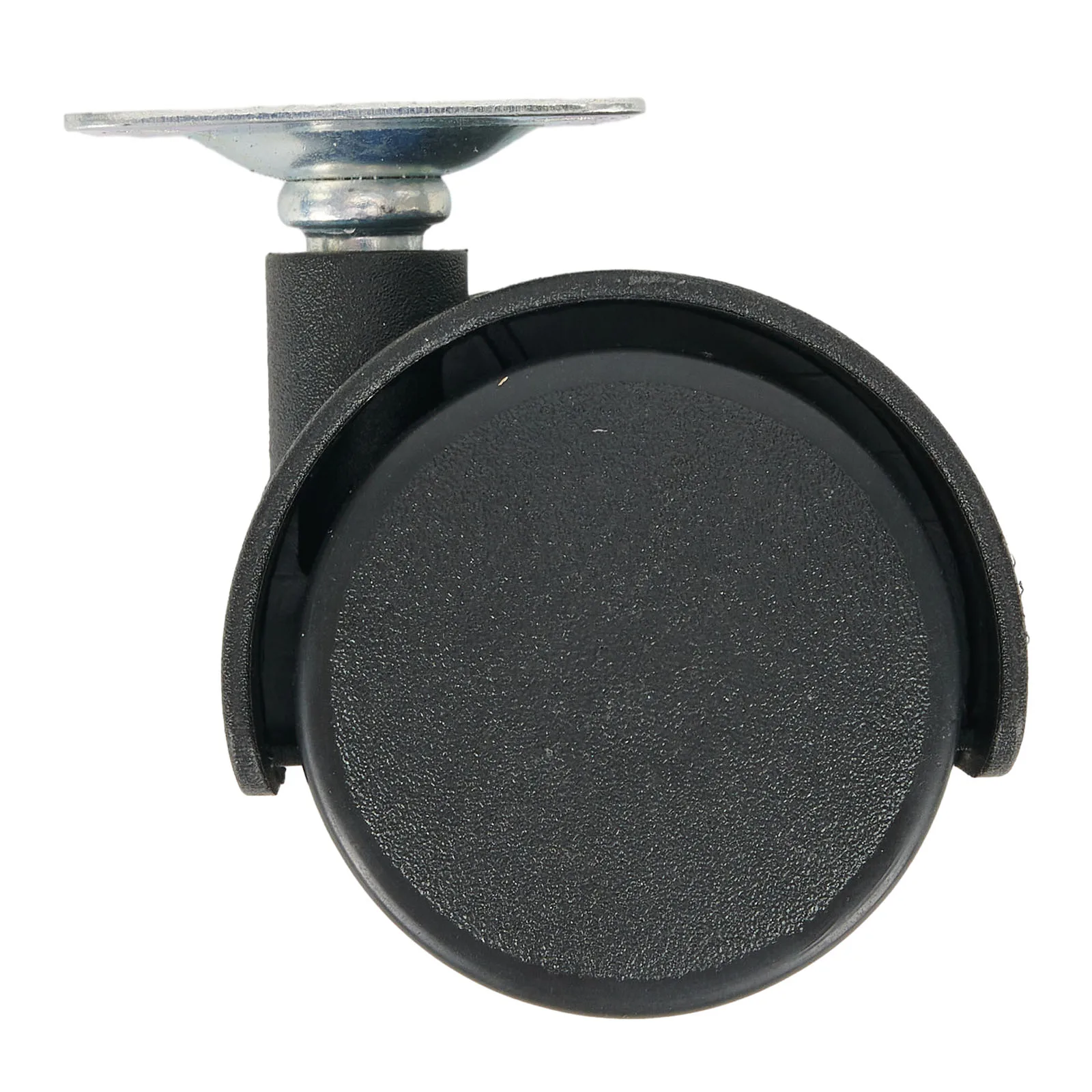 4 Pack 40mm Diameter Swivel Casters with 34mm x 34mm Fixing Plate for Furniture Industrial Trucks and Equipment
