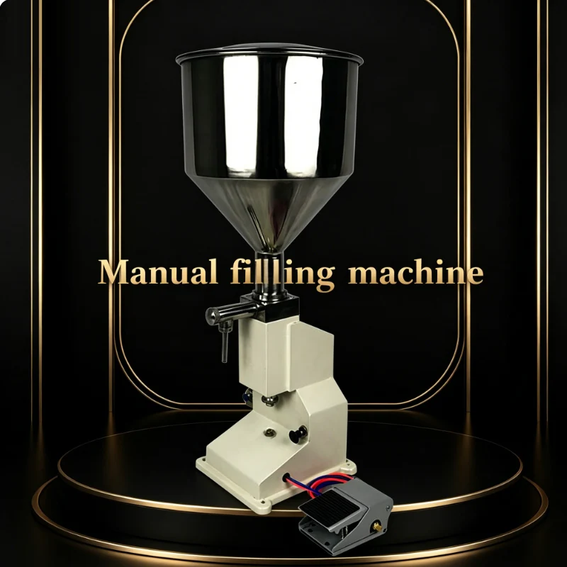 Honey Filling Machine Manual Liquid Paste Bottle Filler Cosmetic Cream Pasta Sauce Peanut Butter Food Packaging