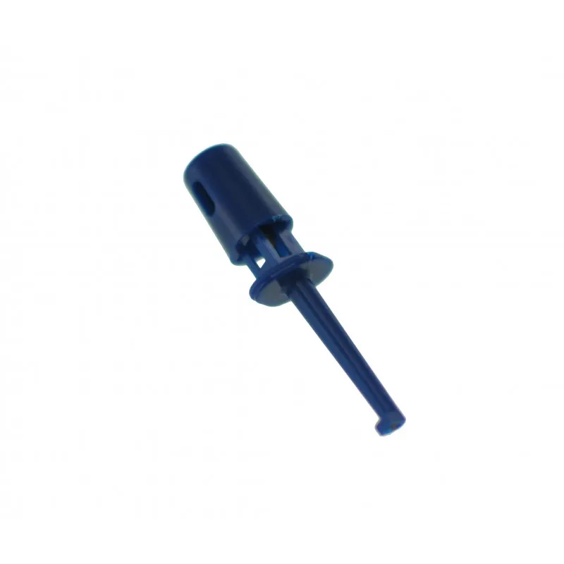 Single Hooks Testing Probe Connecting Wire Clips 4cm Blue