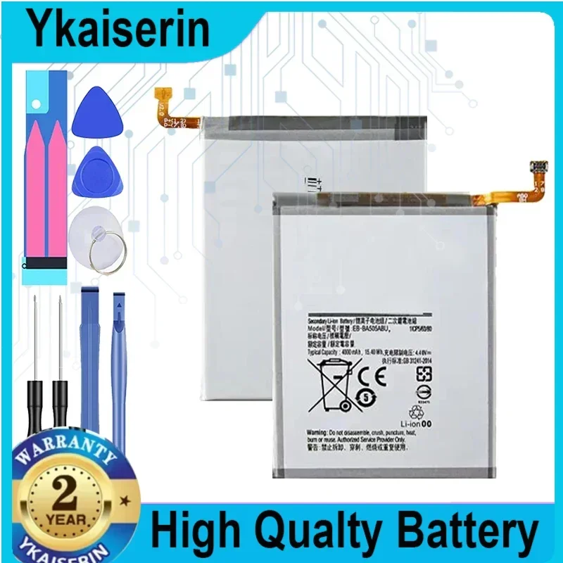 YKaiserin 4000mAh Replacement Battery EB-BA505ABN EB-BA505ABU for Samsung Galaxy A50 A505F SM-A505F Mobile Phone Batteries